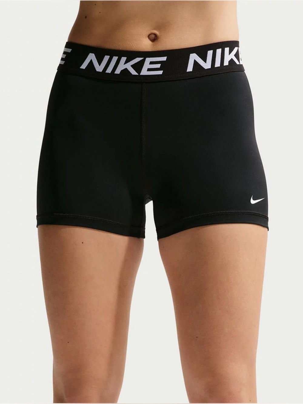 Nike Black High-Rise Logo Bike Shorts